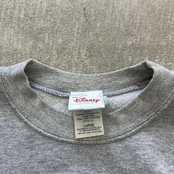 90s Vintage Disney Mickey Mouse Gray Crewneck Sweater - Picture 3 of 3